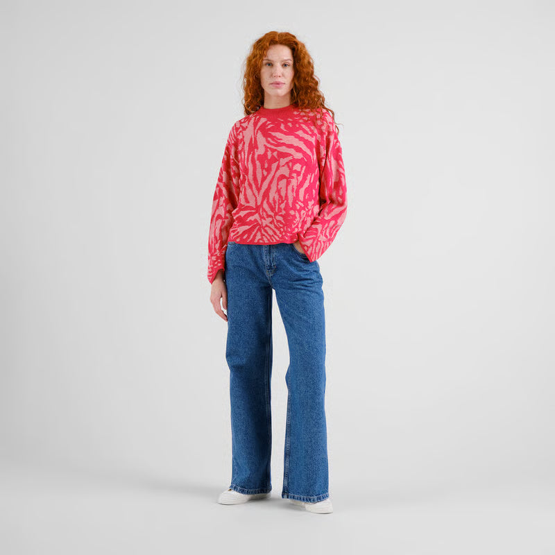Sweater Limhamn Animal True Red