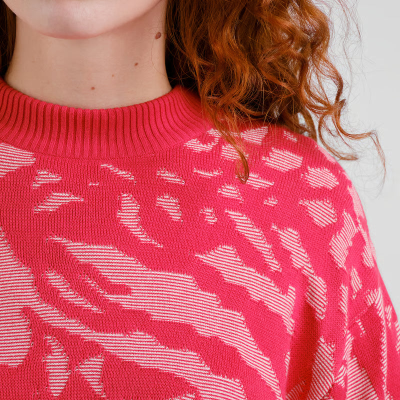 Sweater Limhamn Animal True Red