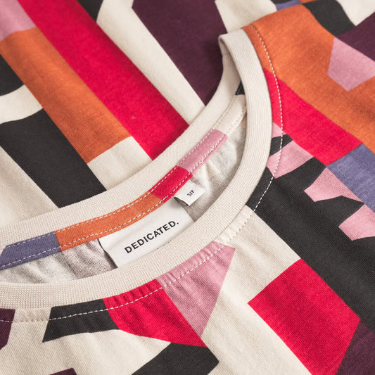 T-shirt Visby Abstract Chaos Multi Color