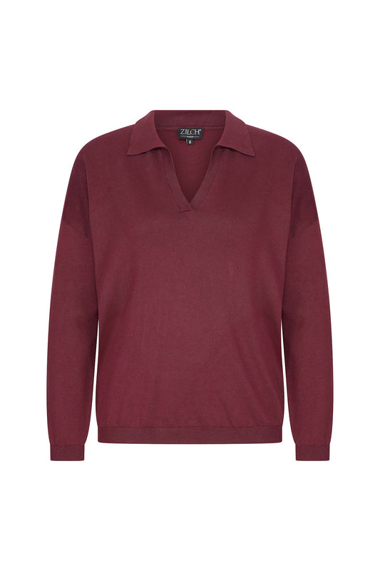Sweater Collar V Neck