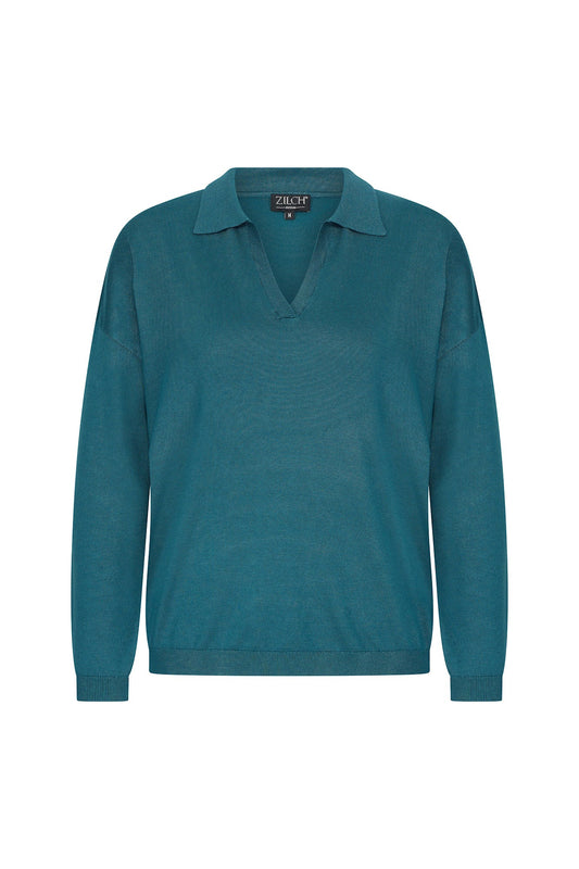 Sweater Collar V Neck
