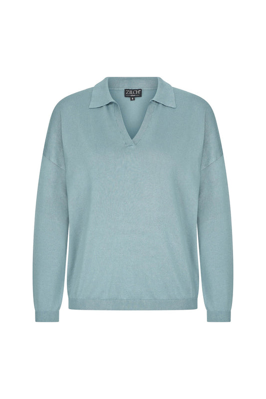 Sweater Collar V Neck