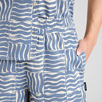 Shorts Aspudden Wave Tiles Blue