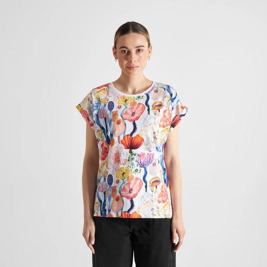 T-shirt Visby Fantasy Flowers Multi Color