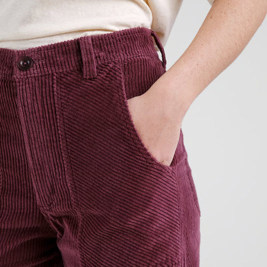 Workwear Pants Vara Corduroy Fig Red