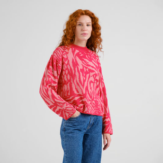 Sweater Limhamn Animal True Red