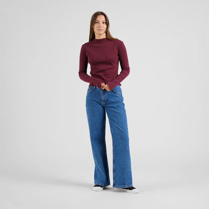 Rib Top Ryd Fig Red