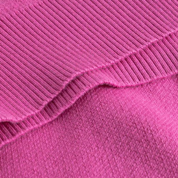 Cardigan Kanan Application Flower Violet Pink