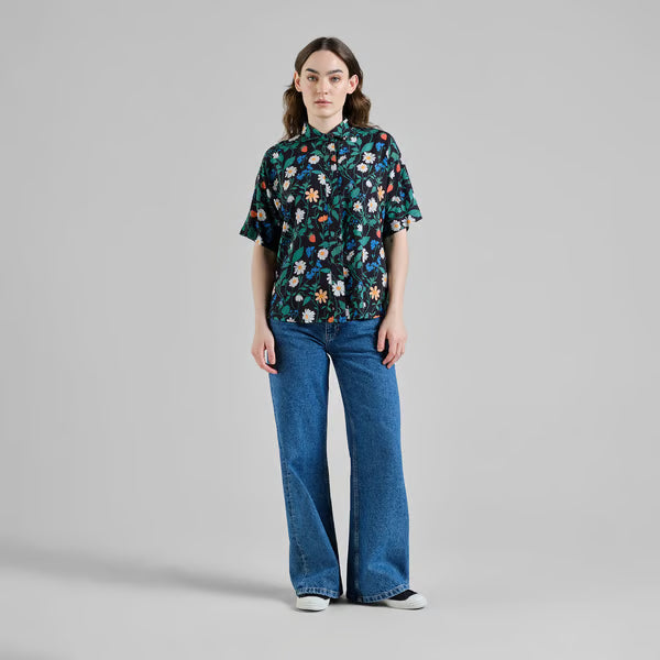 Shirt Alsvik Strawberry Field Black