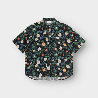 Shirt Alsvik Strawberry Field Black