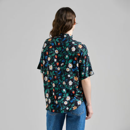 Shirt Alsvik Strawberry Field Black