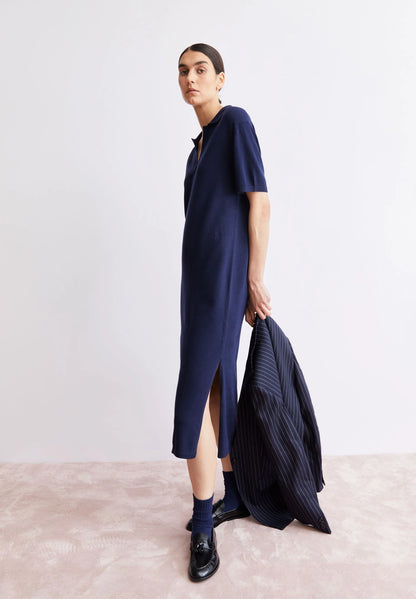 Fine Polo Knit Dress