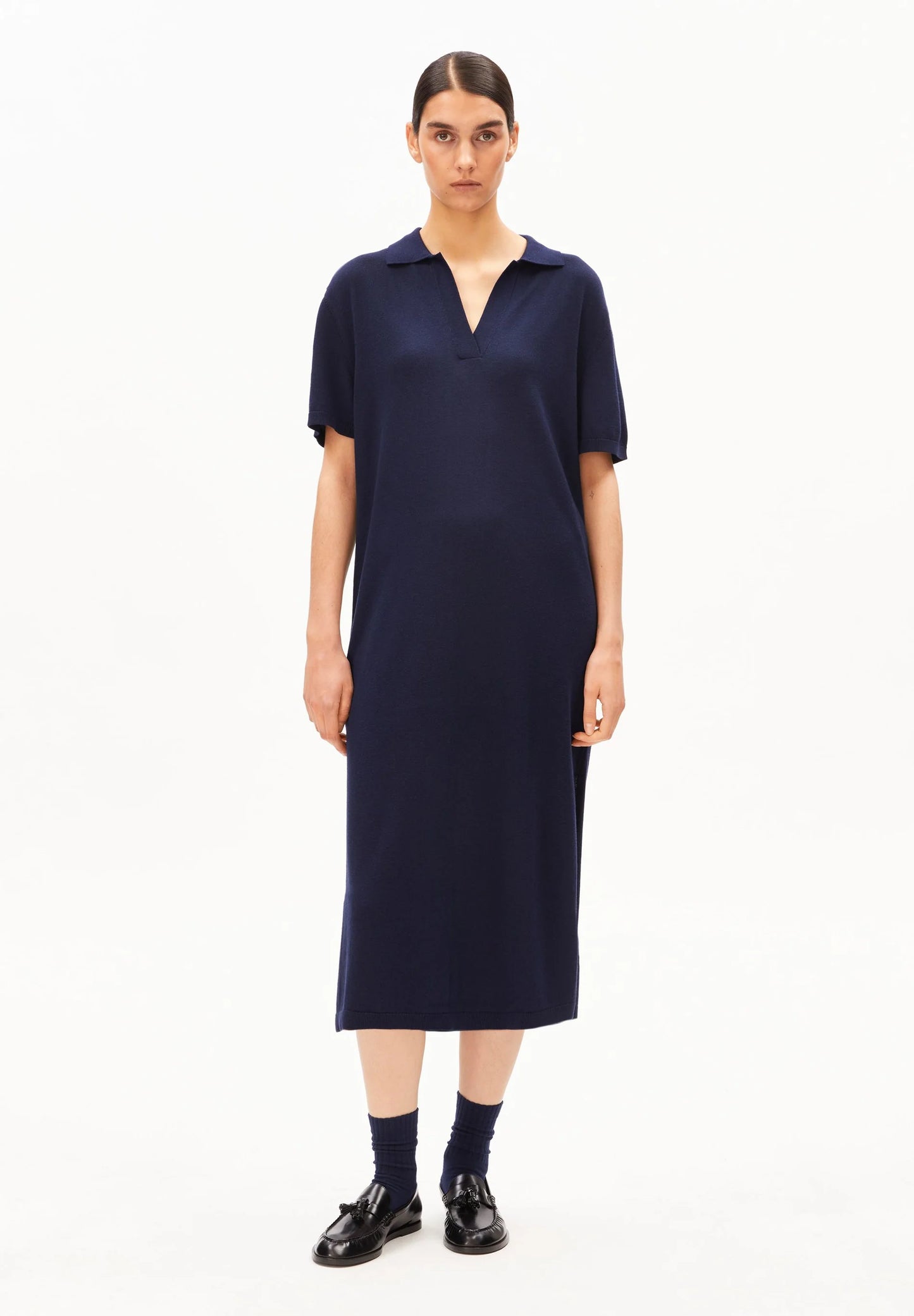 Fine Polo Knit Dress