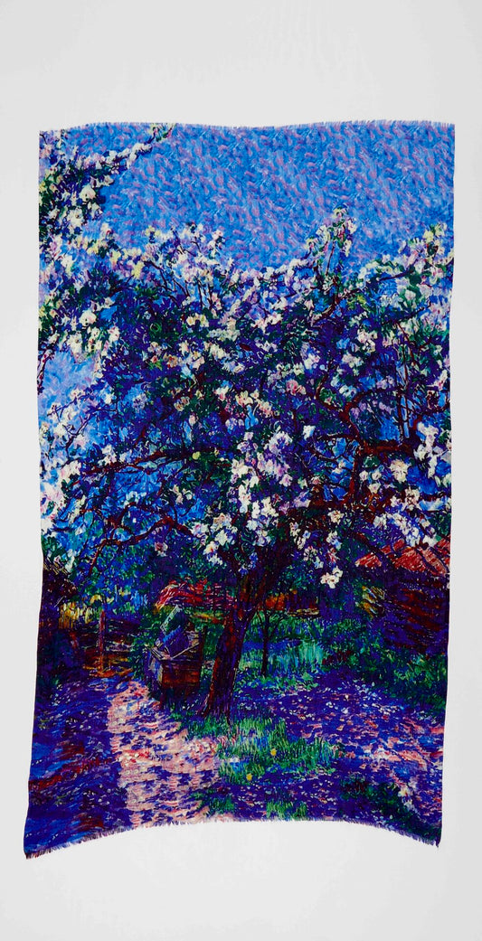 Sjaal Art. 4518 Tree white Blossom