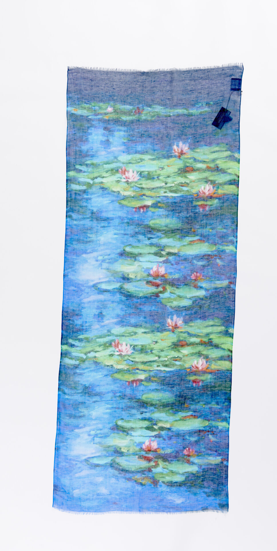 SCARF Linen/Cotton Claude Monet