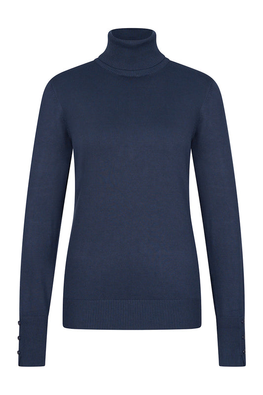 Top High Neck Navy