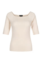 Afbeelding in Gallery-weergave laden, Top Square Neck Offwhite
