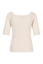 Afbeelding in Gallery-weergave laden, Top Square Neck Offwhite
