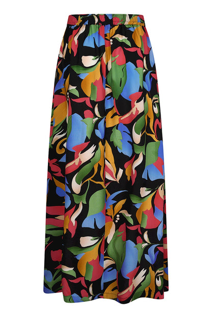 Skirt Long Garden Black