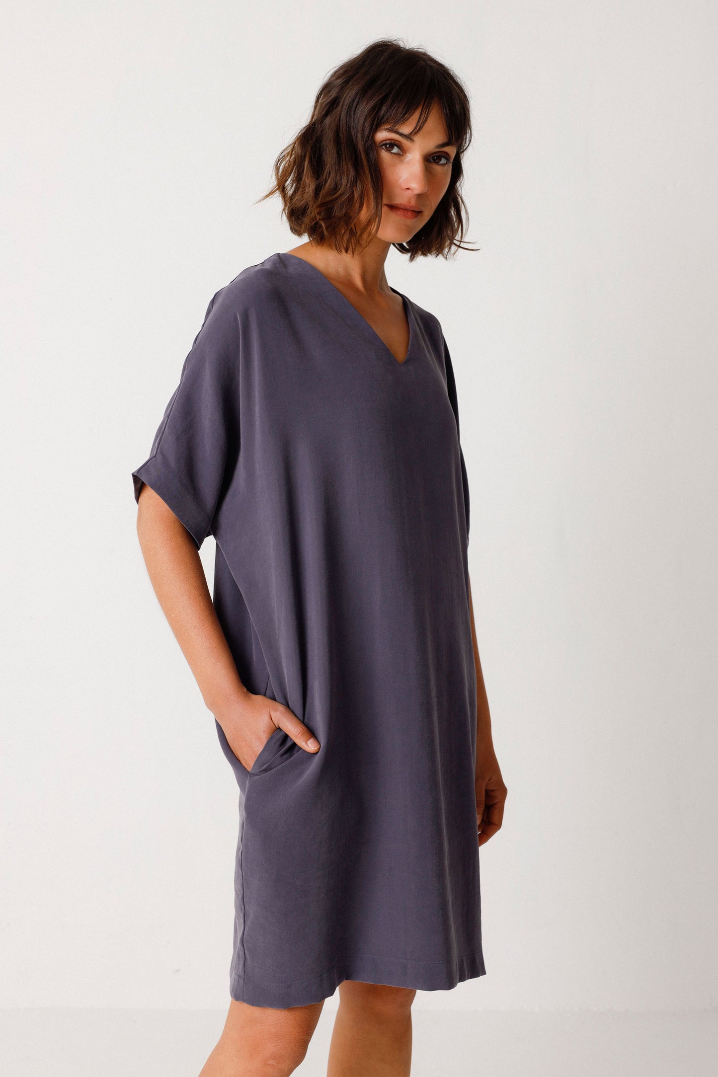 MARTZIA DRESS dark grey