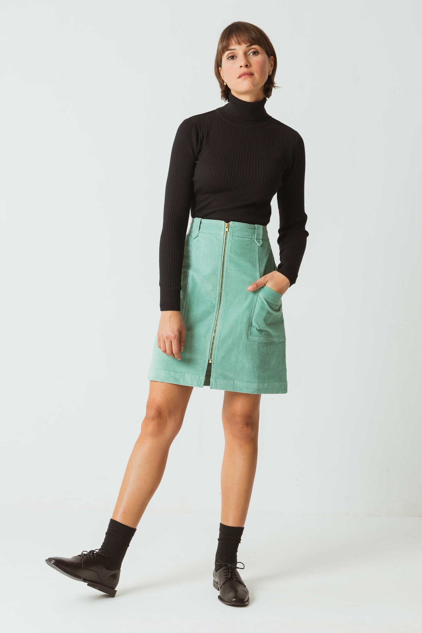 INES SKIRT EMERALD