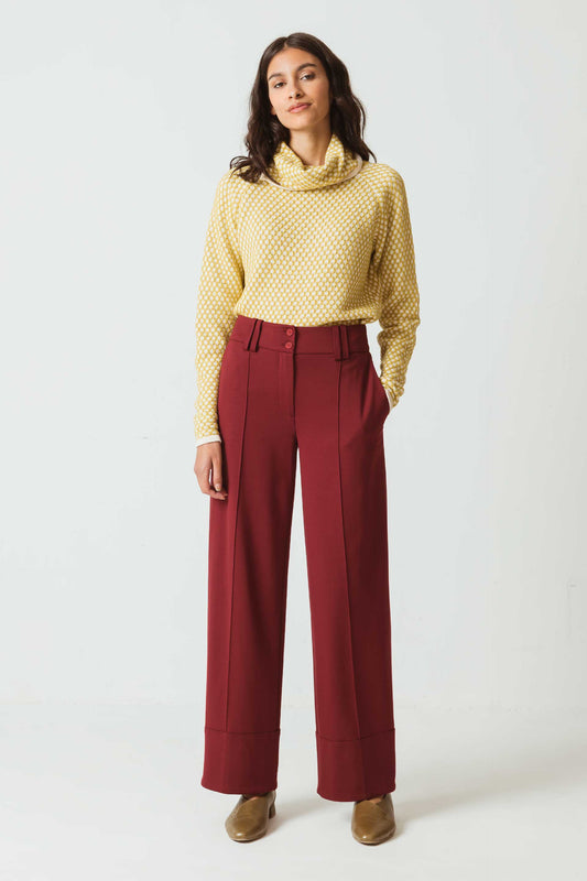 PATIRKE TROUSER BURGUNDY