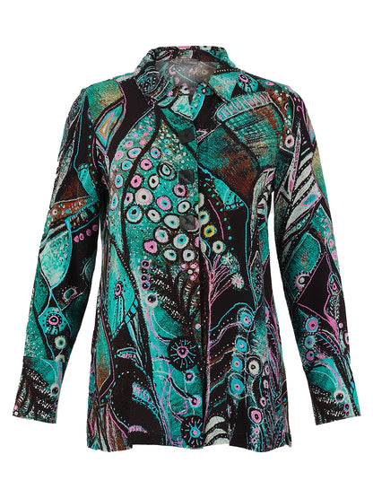 Geweven Blouse Met Print