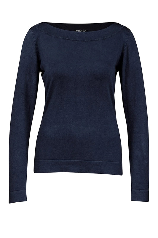 Top Boatneck Zilch Navy